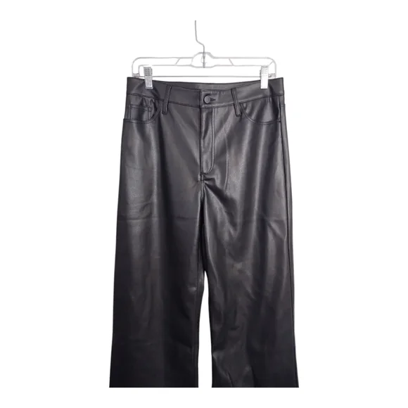 Joe's Jeans Wide Leg Faux Leather High Waist Boho Preppy Festival Office Pant 29 - Picture 3 of 6